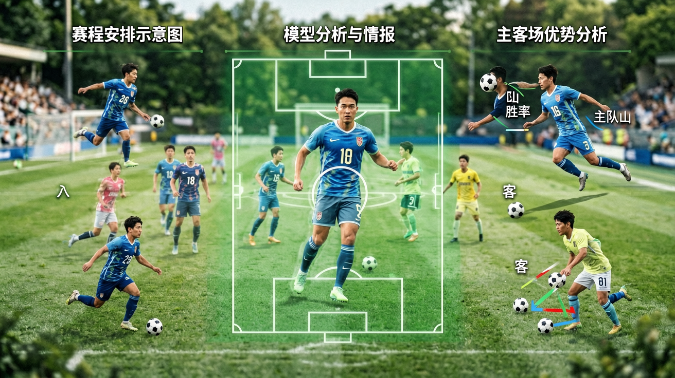 赛程安排与战术板示意图